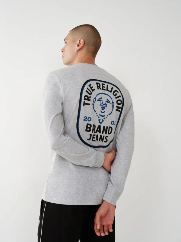 Gray True Religion Long Sleeve